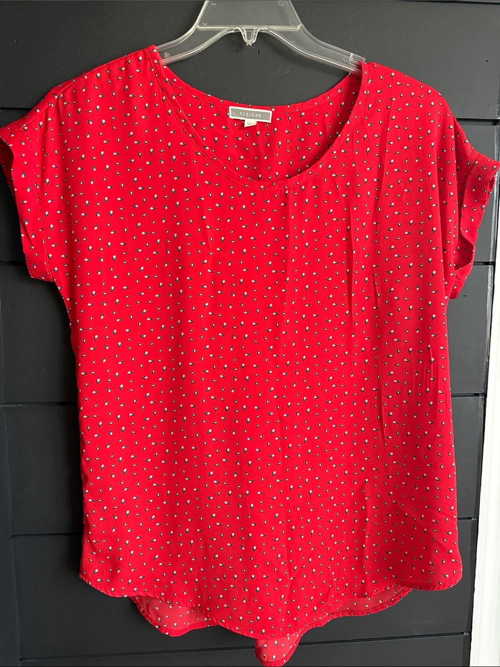 Pleione Blouse Red S